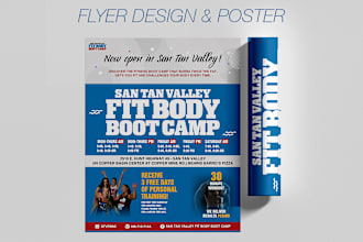 design professional business, event flyer, postcard, banner in 5 hours