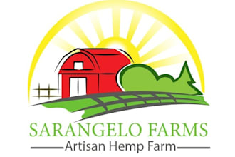 make a clean outstanding hemp farm logo design