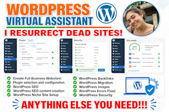 be your wordpress virtual assistant