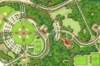 produce plat map, master plan, site plan, landscape design