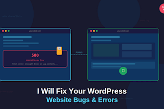 fix wordpress issue within 24 hours