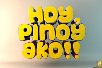 do logo design, i can make it also in 3D