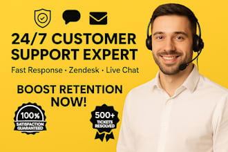 provide professional live chat and email customer support