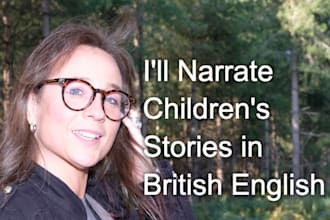 narrate childrens stories in british english
