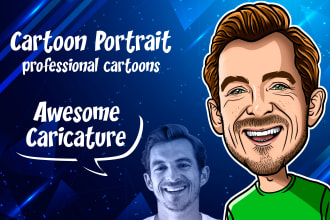 draw an amazing caricature portrait from your photo