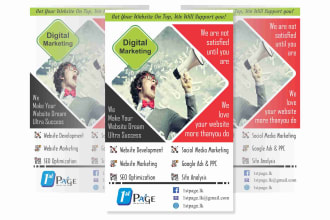do amazing flyer, mobile ads, leaflets and poster designs