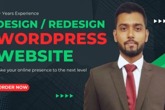 redesign, revamp, edit, and customize wordpress website