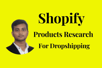 do shopify product research for dropshipping winning products