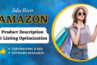 write superb SEO product description for amazon and shopify