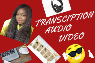 transcribe audio and do video transcription