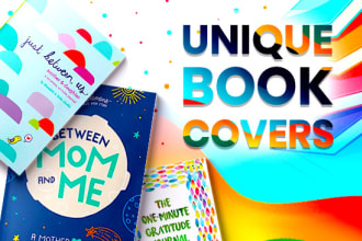 professional custom book cover for your KDP, journal,bullet