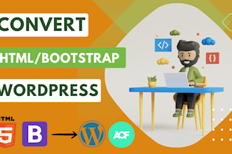 convert html template to dynamic wordpress theme