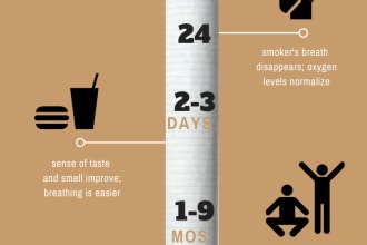 design informative article into infographic