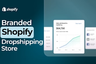 create, design, redesign shopify ecommerce website, design dropshipping store