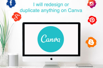 redesign or duplicate anything on canva