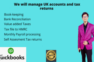 prepare UK company accounts and corporation tax file to hmrc