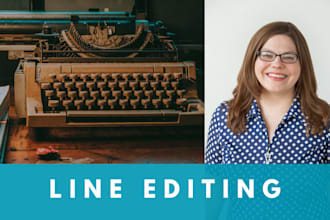 line edit your novel or memoir manuscript