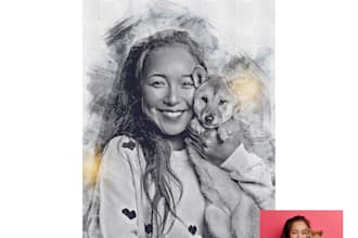 edit your photo into a realistic painting style