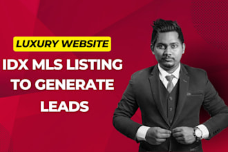 build a luxury real estate website with idl mls leads funnel