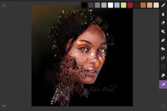 do hand sketched low poly images for you
