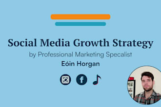 create a professional social media growth strategy
