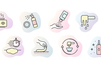 design an original set of icons or pictograms