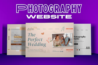 build your photography website and wedding website