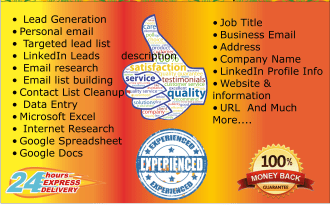 do any type of lead generation and contact list building