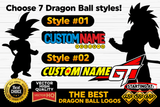 put your name on dragon ball logo