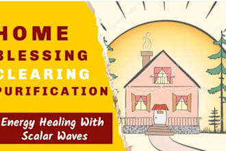 do home blessing, cleansing, purification with scalar waves
