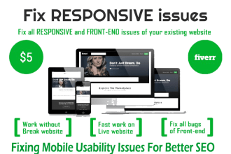 fix wordpress website responsive issues