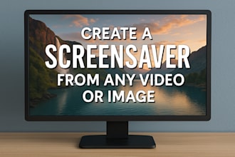 create a windows screensaver from any video or image