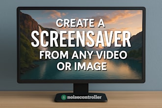 create a windows screensaver from any video or image