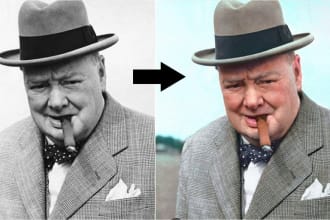 enhance, upscale, sharpen or color your photos