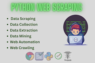 scrape website using python