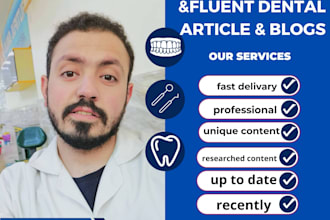 write amazing dental articles and researches as a dentist