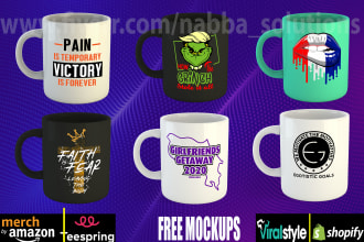 do custom graphics for coffee mug or cup design