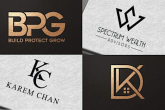 design professional initial and monogram logo