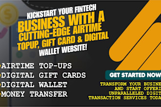 build international airtime topup, gift card and digital wallet website
