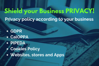 write a gdpr privacy policy