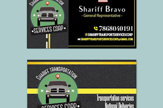 do a presentation card for you
