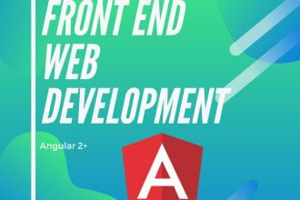 frontend website development using angular reactjs  pwa