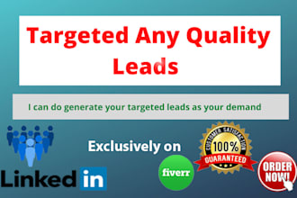 search targeted business email, lead generation throw premium linkedin