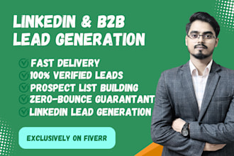 linkedin lead generation and business email list building