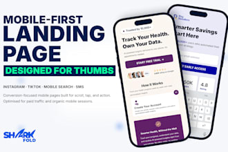 design a mobile first landing page for your campaign
