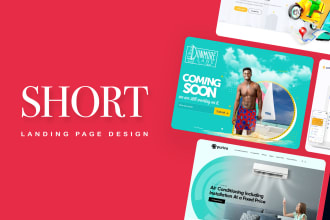 boost your sales with a short landing page design