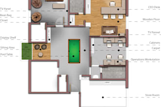 render your 2d plan