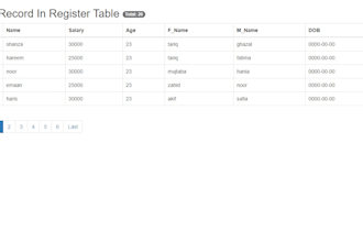 add ajax pagination with php and mysql
