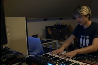 produce a post punk hyperpop rock emo rap beat