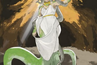 draw you an epic mythical creature